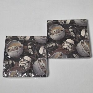 Unique Star Wars Mandalorian Napkins Grogu 2pk 32ct 2-Ply 78322